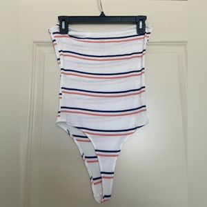 Pacsun Strapless Bodysuit (Size Medium)